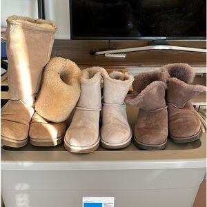 3 Pairs of Uggs! Bundle price only.